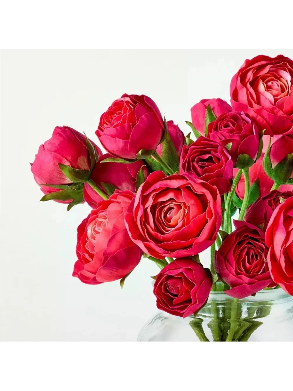 Large Pink Ranunculus Artificial Arrangement - Hearth & Hand Magnolia Flower